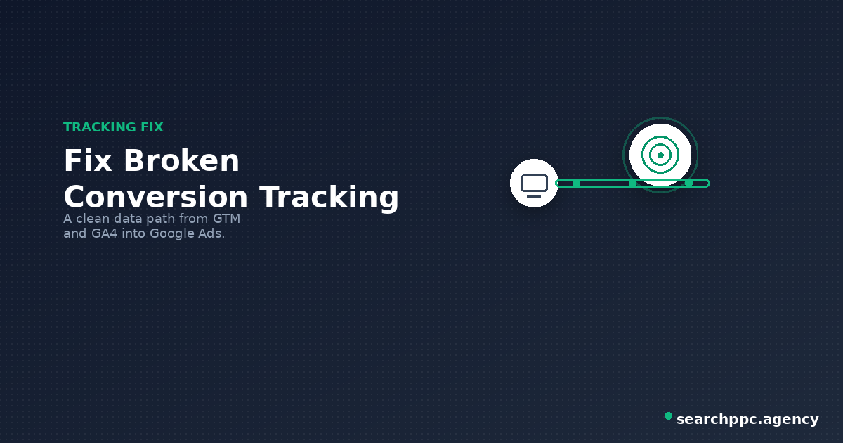 How to Fix Broken Google Ads Conversion Tracking (GTM & GA4)
